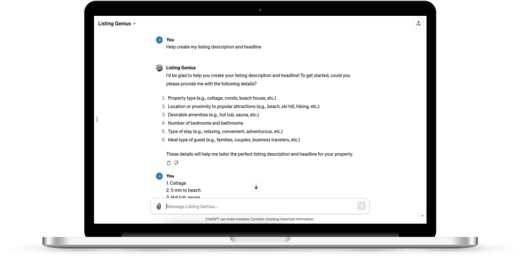 Listing Genius AI mockup